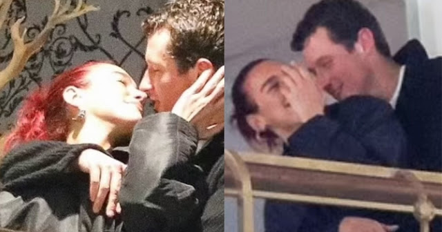 Dua Lipa Passionate Kisses with Actor Callum Turner