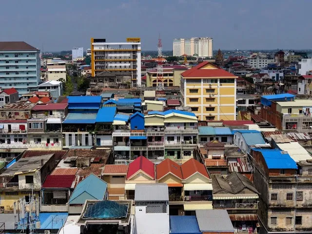 Views of Phnom Penh from Sortya Mall