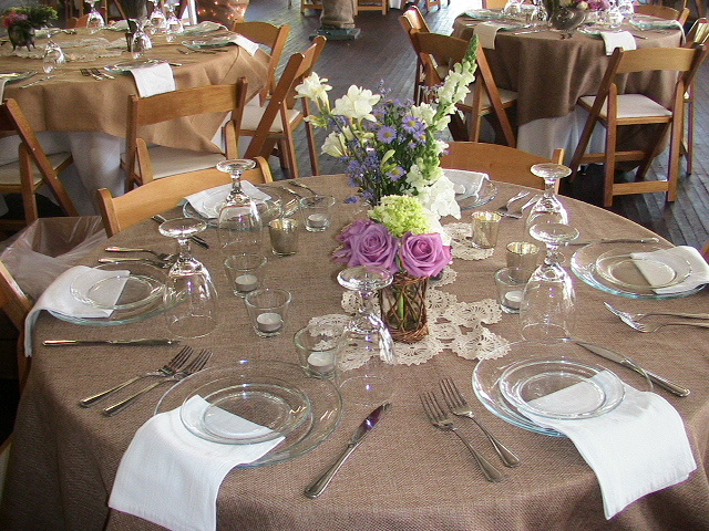 Every Table setting was different Design by Celebrate Weddings Events