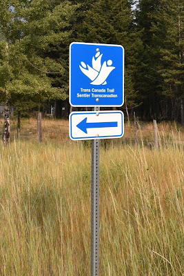 Trans Canada Trail British Columbia sign.