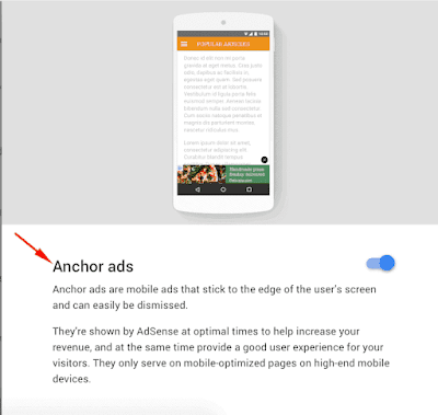 google adsense anchor ad