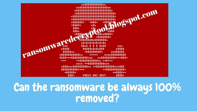 Can ransomware be removed