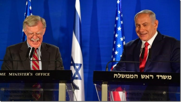 Prime Minister Benjamin Netanyahu met with US National Security Adviser John Bolton. Photo: Kobi Gideon, GPO