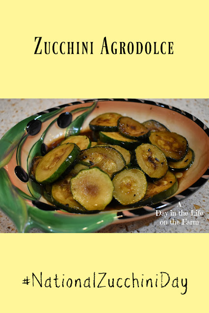 Zucchini Agrodolce Pin