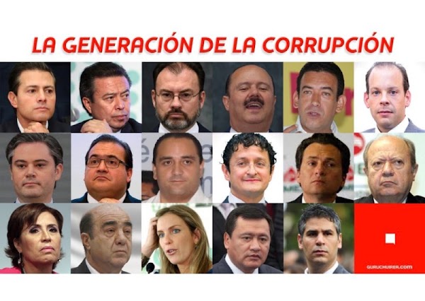 Ellos integran la generación más corrupta de políticos mexicanos, EPN los comanda.