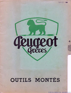 Peugeot Freres Outils Montes Trade Catalog and Trade Marks - Wooden Planes