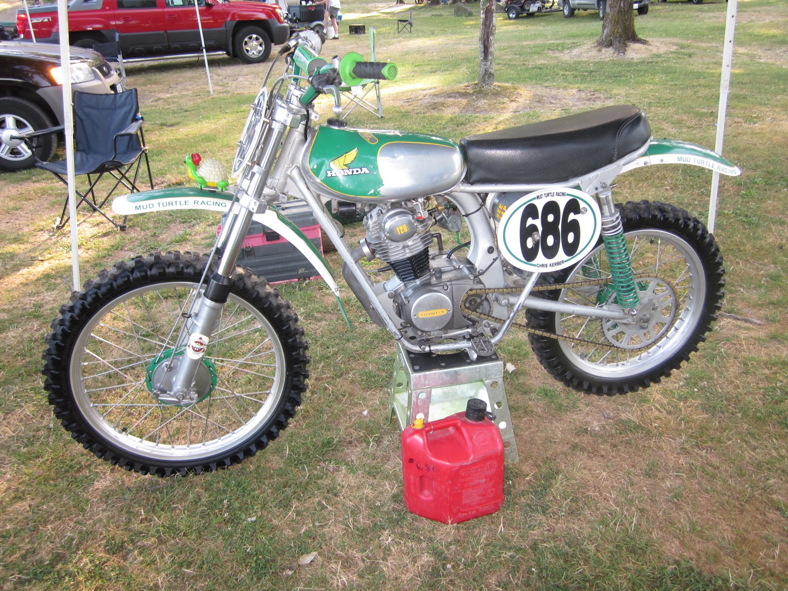 harley davidson classic bikes  125 custom MX at Portland International Raceway Vintage Daze Motocross