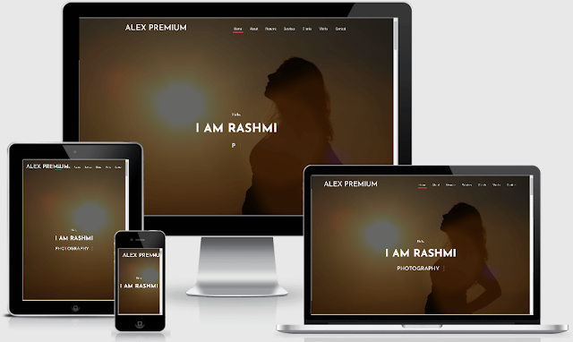 Alex Portfolio Blogger Template 