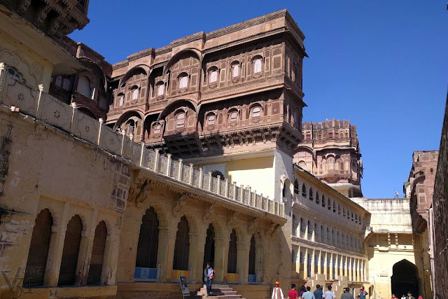 Mehrangarh Palace through the entrance