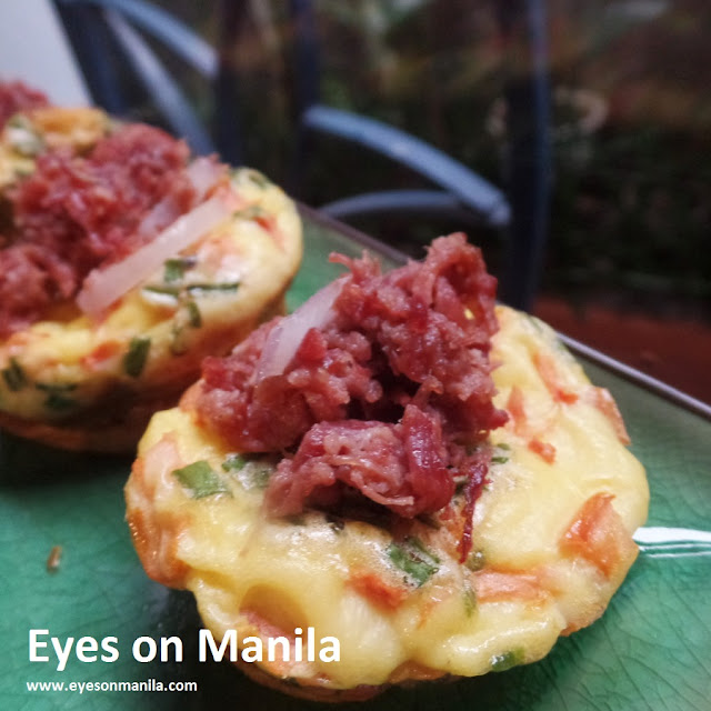 Egg Muffins with Corned beef