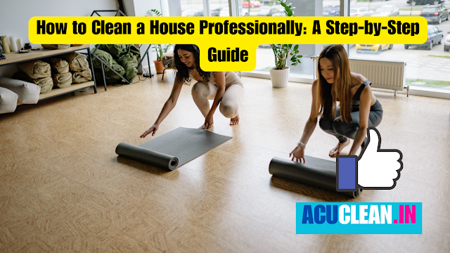 How to Clean a House Professionally: A Step-by-Step Guide