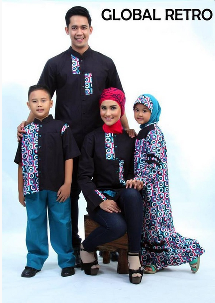 35 Model Baju Muslim Keluarga Modern Bulan Ini 100 