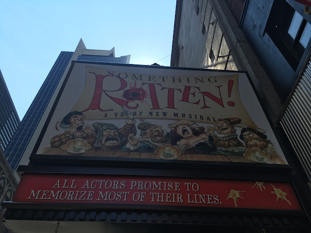 Something Rotten Broadway Marquee St James Theatre