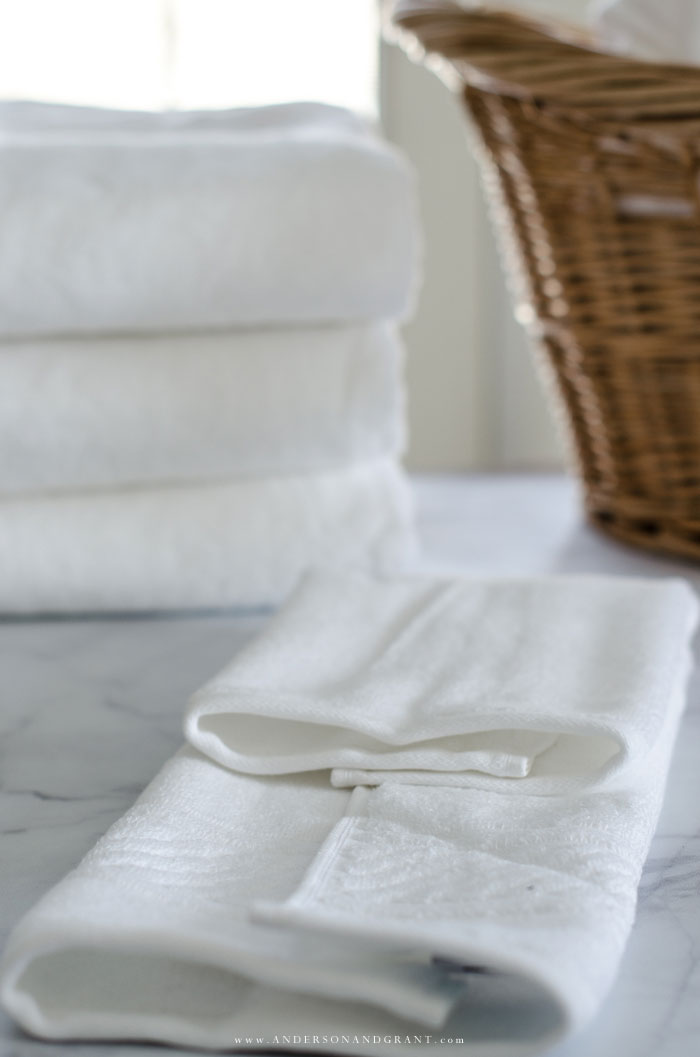 How to Fold Bath Towels for a Tidy Linen Closet ANDERSON