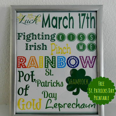 Free St. Patricks Day Printable