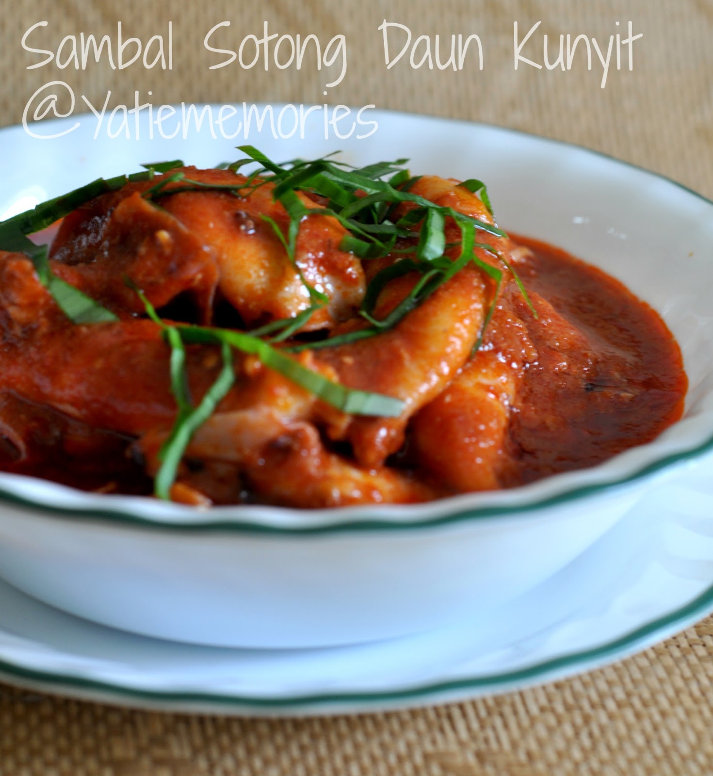 Sinar Kehidupanku**~::: Sambal Sotong Daun Kunyit