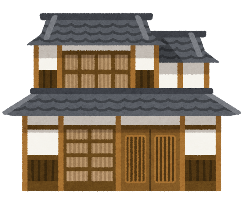 日本家屋 古民家のイラスト かわいいフリー素材集 いらすとや