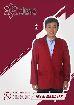 0812 1350 5729 Tempat Konveksi Jas Almamater warna Merah Maroon Grosiran