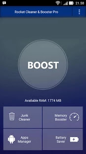 Rocket Cleaner & Booster PRO Apk v1.1.7 Terbaru