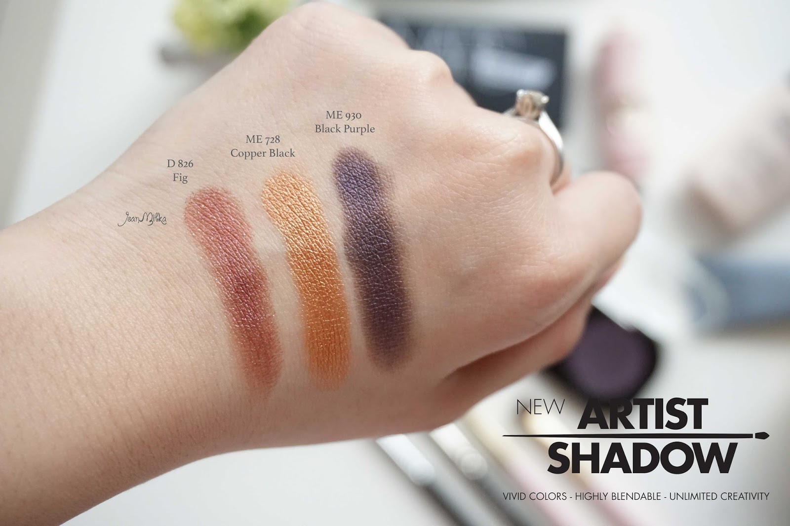 Make Up Forever Artist Shadow Review And Swatch Jean Milka