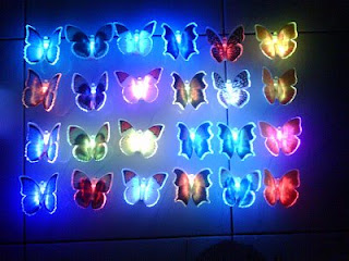 lampu tidur kupu-kupu