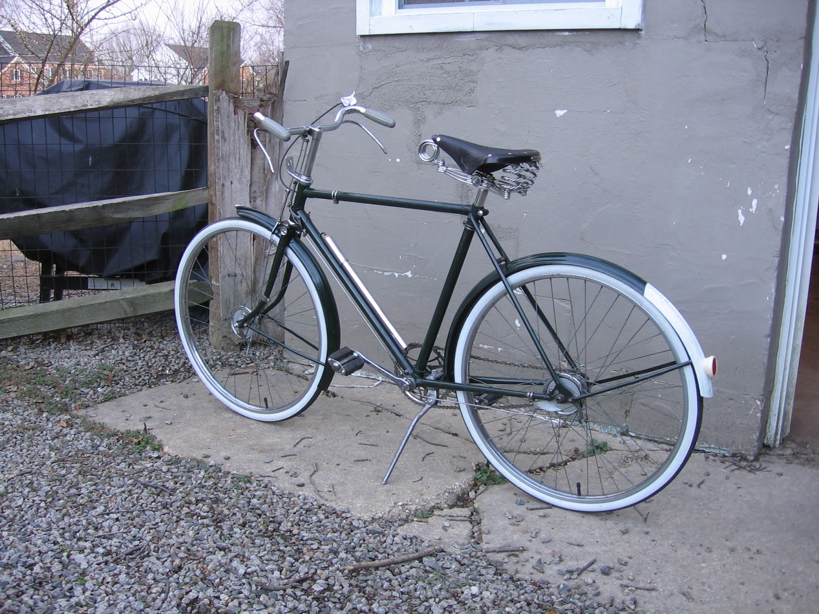 the bike shed: hercules 3 speed: bicycle fender repair