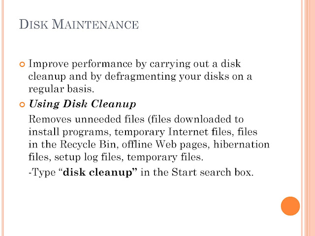 Managing Devices and Disks | Disk Management using Disk Cleanup