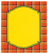 Vintage Tartan Crest Frame. Click on image to download