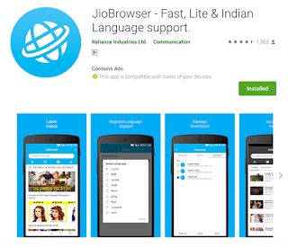 install Jio Browser