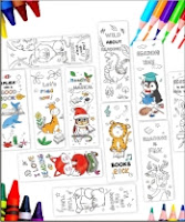 120 Coloring Bookmarks