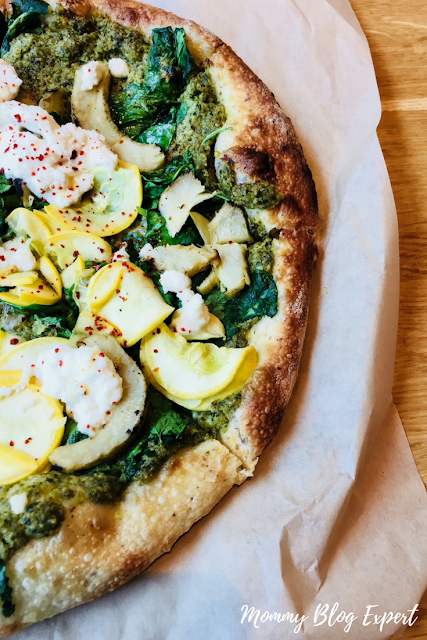 Vegan Artichoke Pesto Pizza