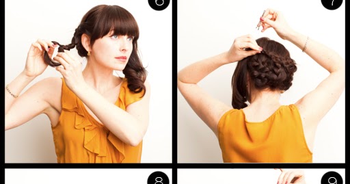 Kanubeea Hair Clip Cara  Membuat Sanggul Kepang 