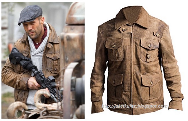 Gambar Jaket Kulit Jason Statham Film The Expendables 2