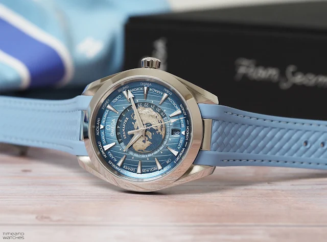 Omega Seamaster Aqua Terra Worldtimer "Summer Blue"