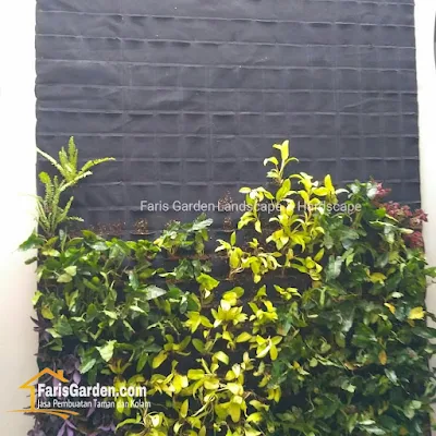 Jasa Vertical Garden Bali Denpasar | Tukang Taman Vertikal Asli & Vertical Sintetis di Bali