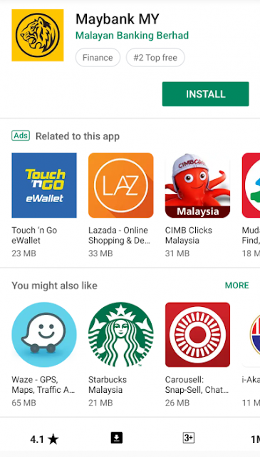 playstore to download the apps