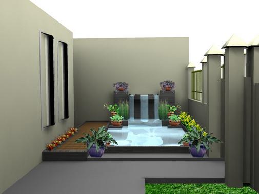 Kolam ikan minimalis MODEL RUMAH MODERN