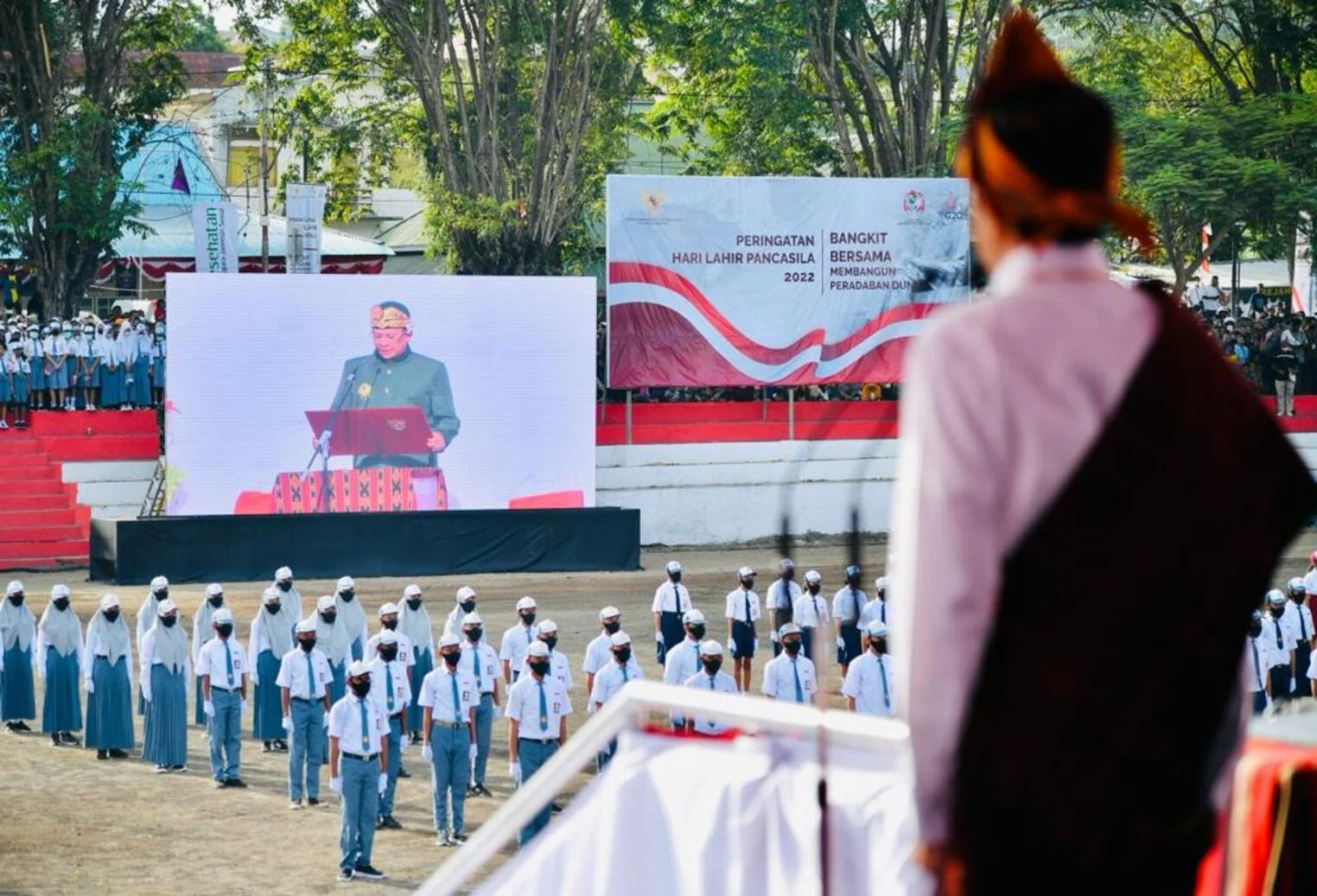 Hari Pancasila, Jokowi Jadi Irup, Bamsoet Bacakan Naskah, di Mana Puan?