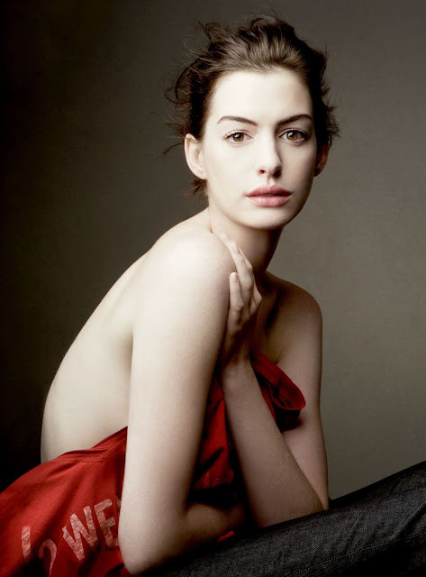 Foto da Atriz Anne Hathaway para a revista Vogue