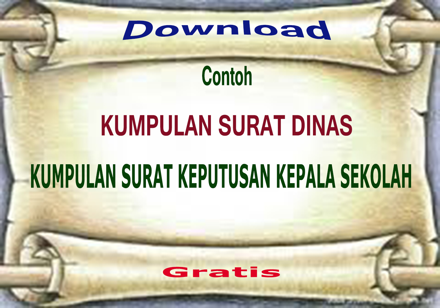 ( DOWNLOAD ) KUMPULAN CONTOH SURAT DINAS DAN SURAT 