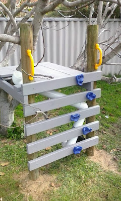 DIY backyard play project ideas playground children kids fun build construct safe Treehouse