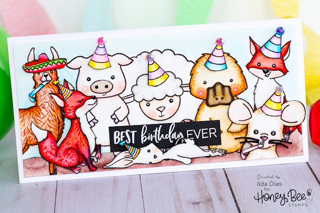 Best Birthday Ever Selfie Card by ilovedoingallthingscrafty.com 