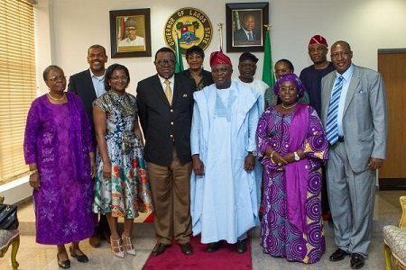 Ambode Receives Namibian President on First Day in Office