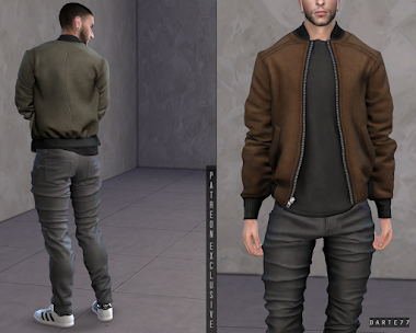 Bomber Jacket in Suede Leather - Patreon Exclusive