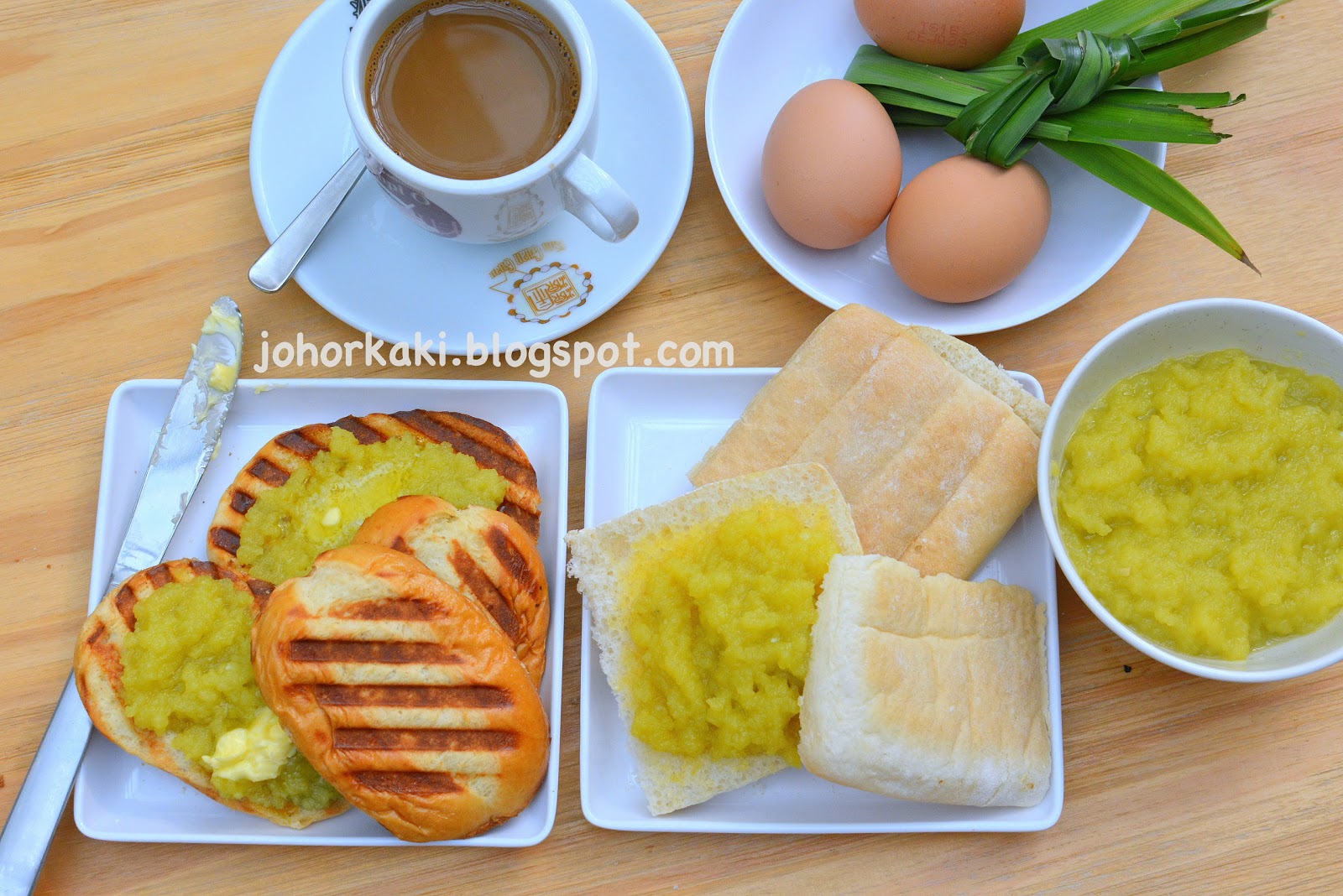 Traditional Kaya Coconut Jam Recipe By Good Morning Nanyang Cafe Johor Kaki Travels For Food
