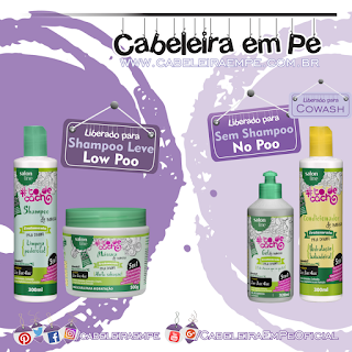 Linha De Babosa Tô De Cacho - Salon Line (Shampoo e Máscara Low Poo), (Gel e Condicionador liberados para No Poo)
