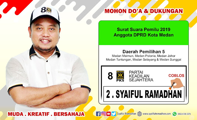 Syaiful Ramadhan, Caleg PKS untuk DPRD Kota Medan