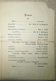 1922 graduation announcement Interlaken New York