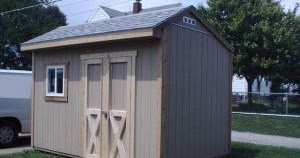 Gambrel Roof Plans: Saltbox Shed Plans