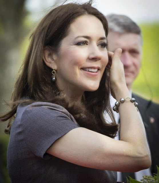 Crown Princess Mary At A conference In Copenhagen